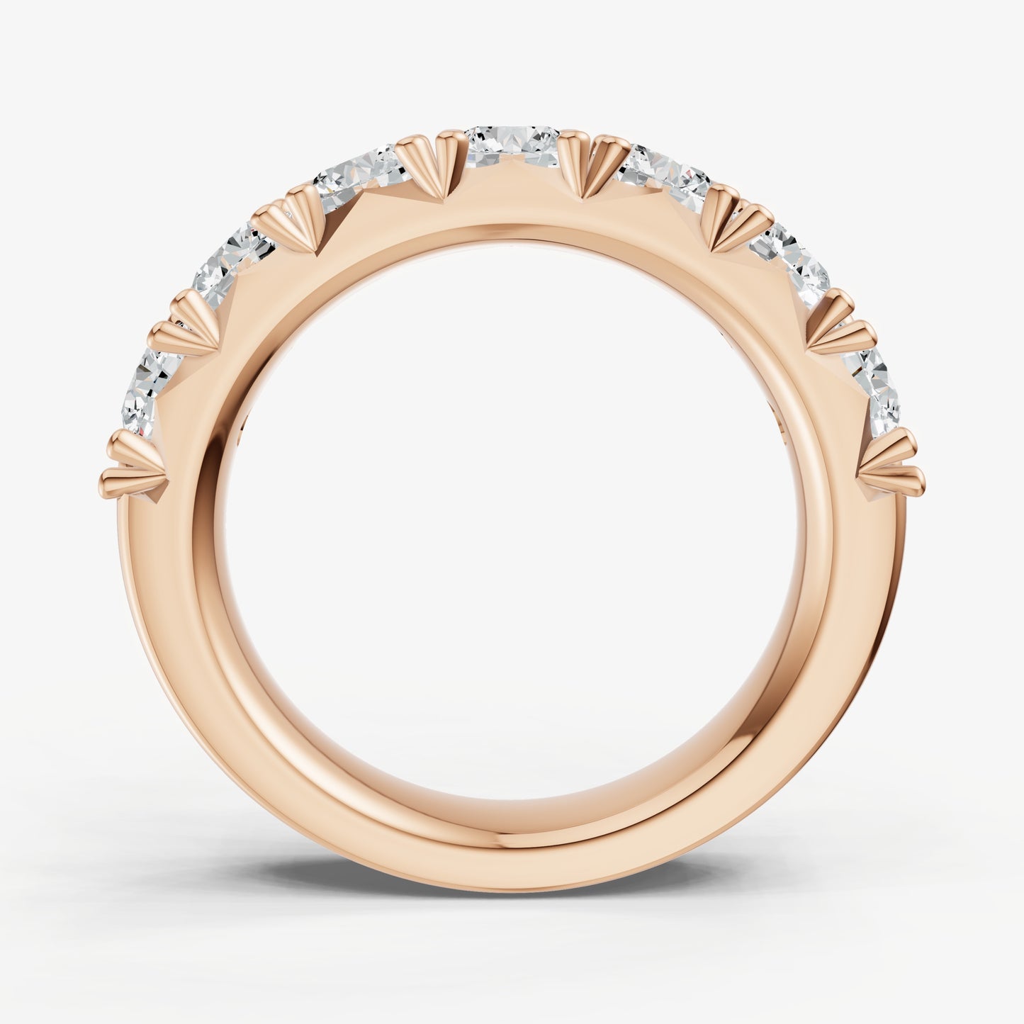 Pavé Set Round 0.30ct (30pt) Diamond Band