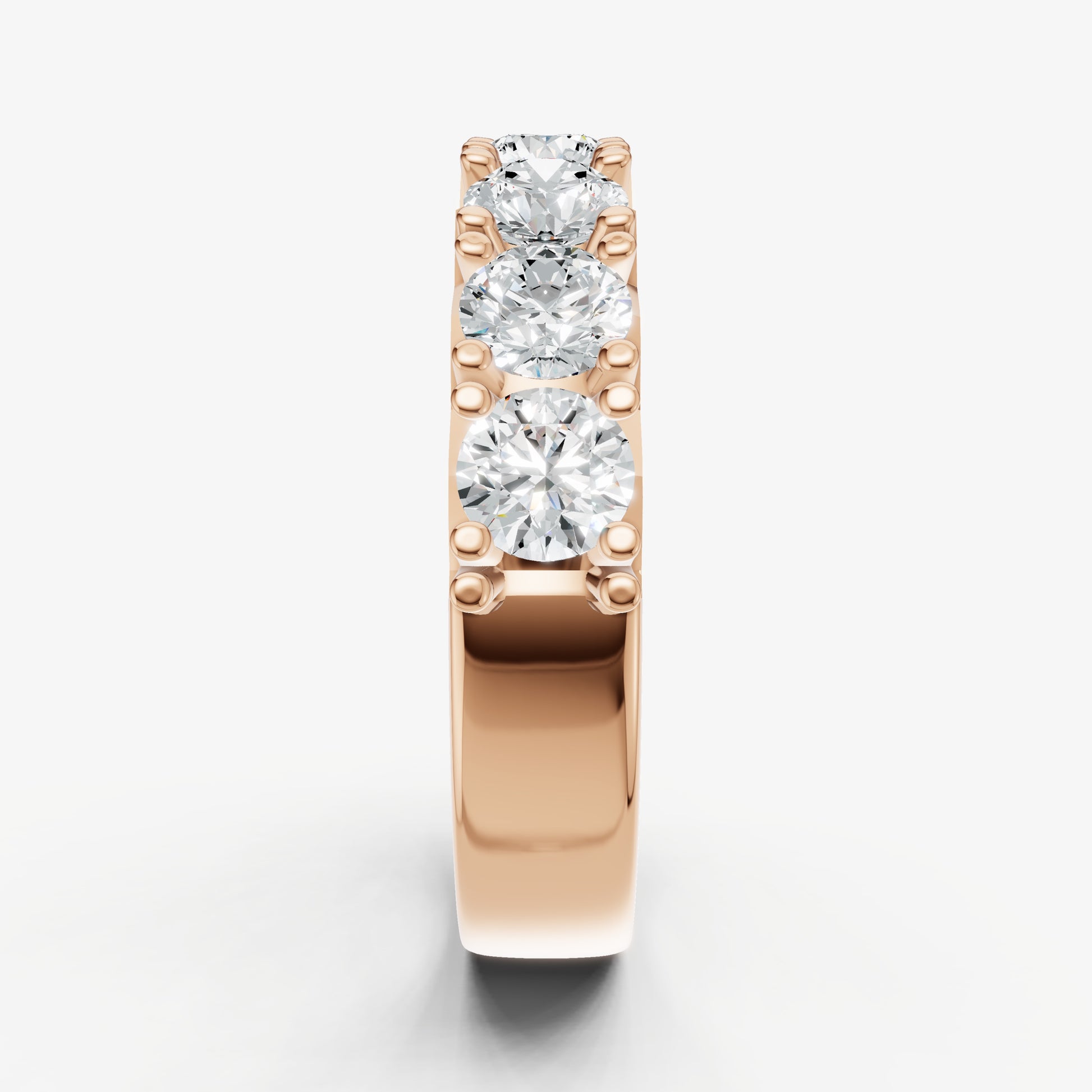 Pavé Set Round 0.30ct (30pt) Diamond Band