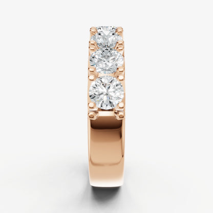 Pavé Set Round 0.30ct (30pt) Diamond Band