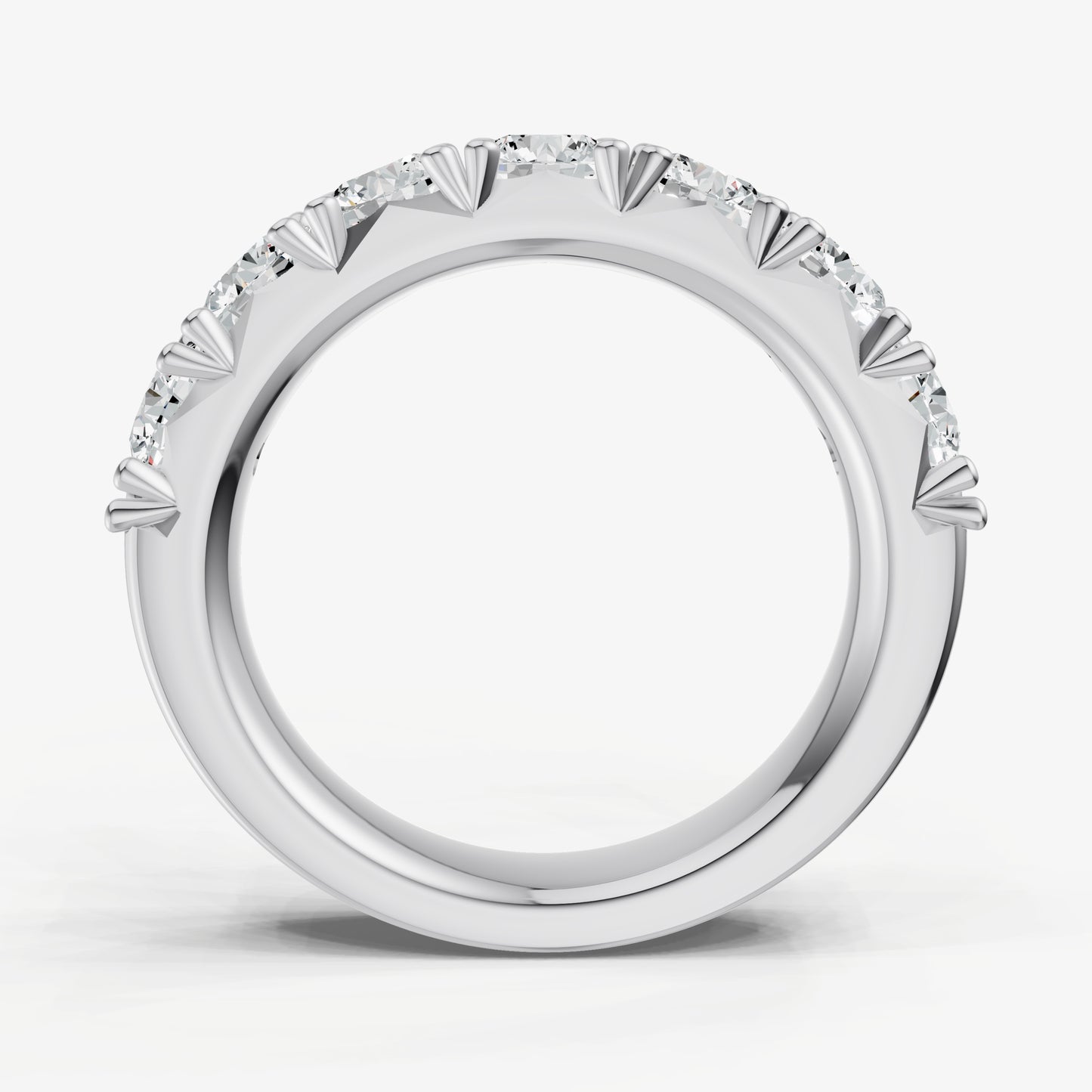 Pavé Set Round 0.30ct (30pt) Diamond Band