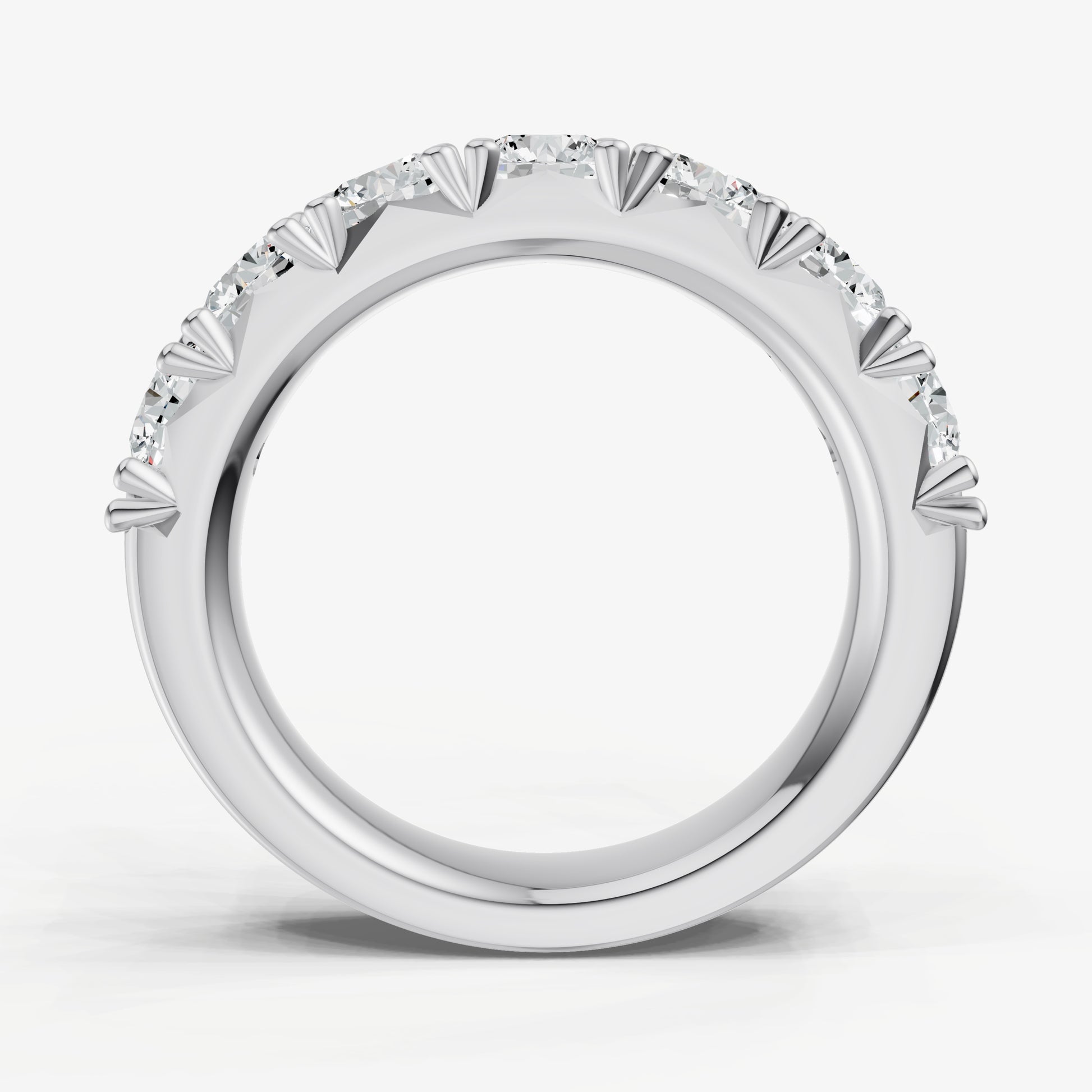 Pavé Set Round 0.30ct (30pt) Diamond Band