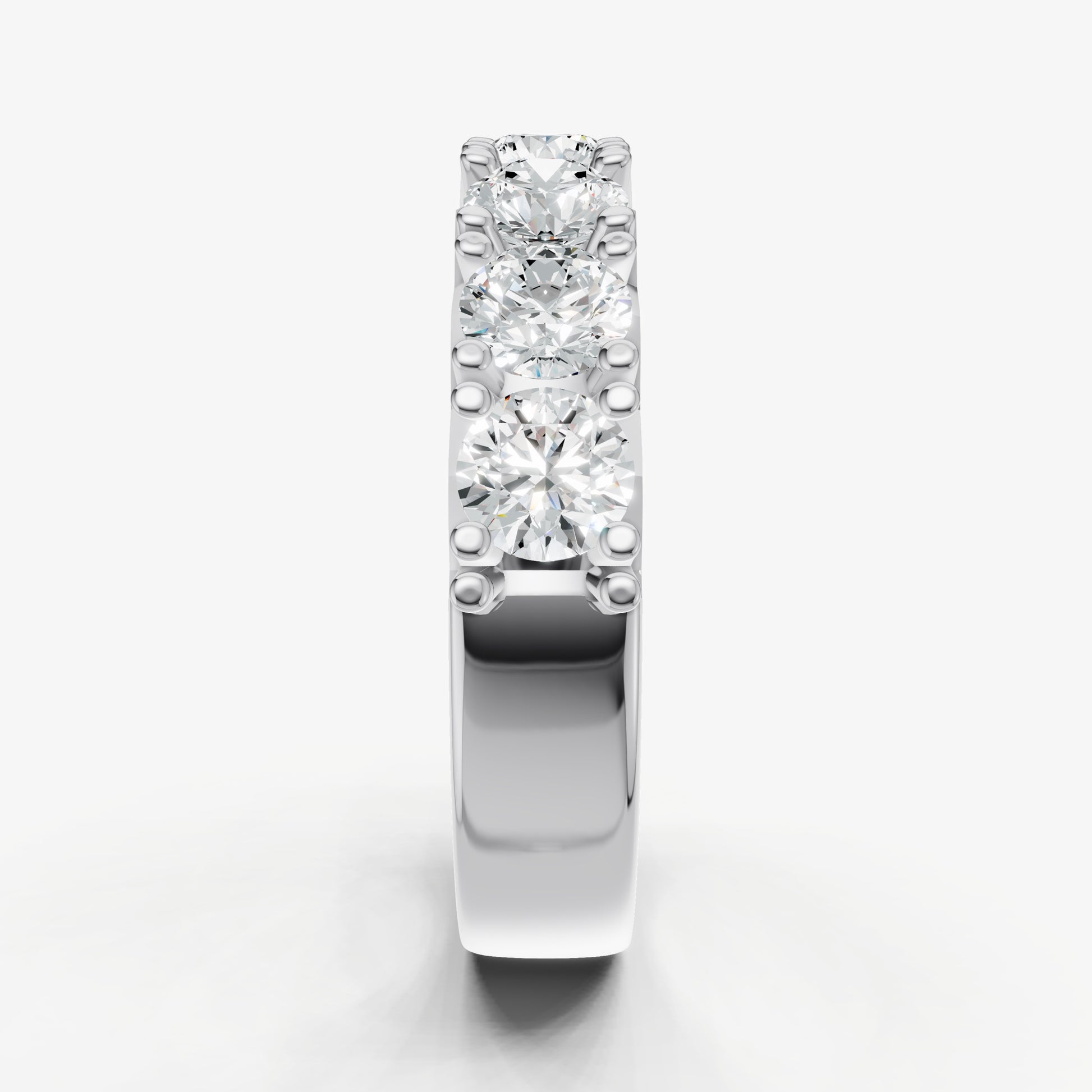 Pavé Set Round 0.30ct (30pt) Diamond Band