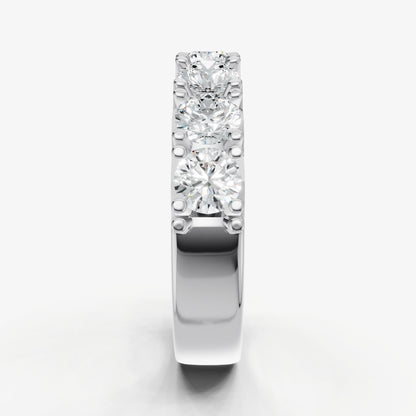 Pavé Set Round 0.30ct (30pt) Diamond Band