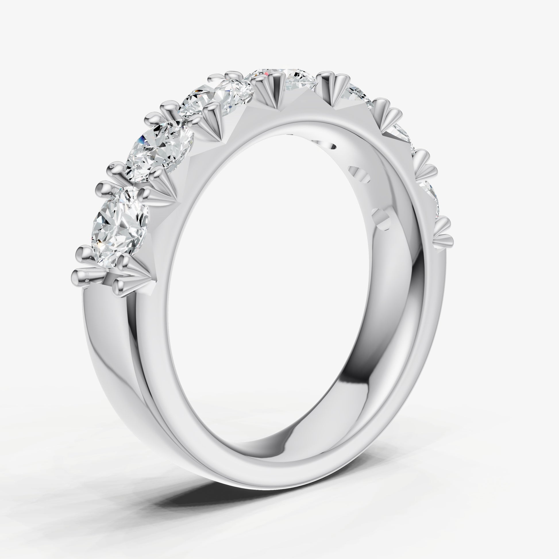 Pavé Set Round 0.30ct (30pt) Diamond Band