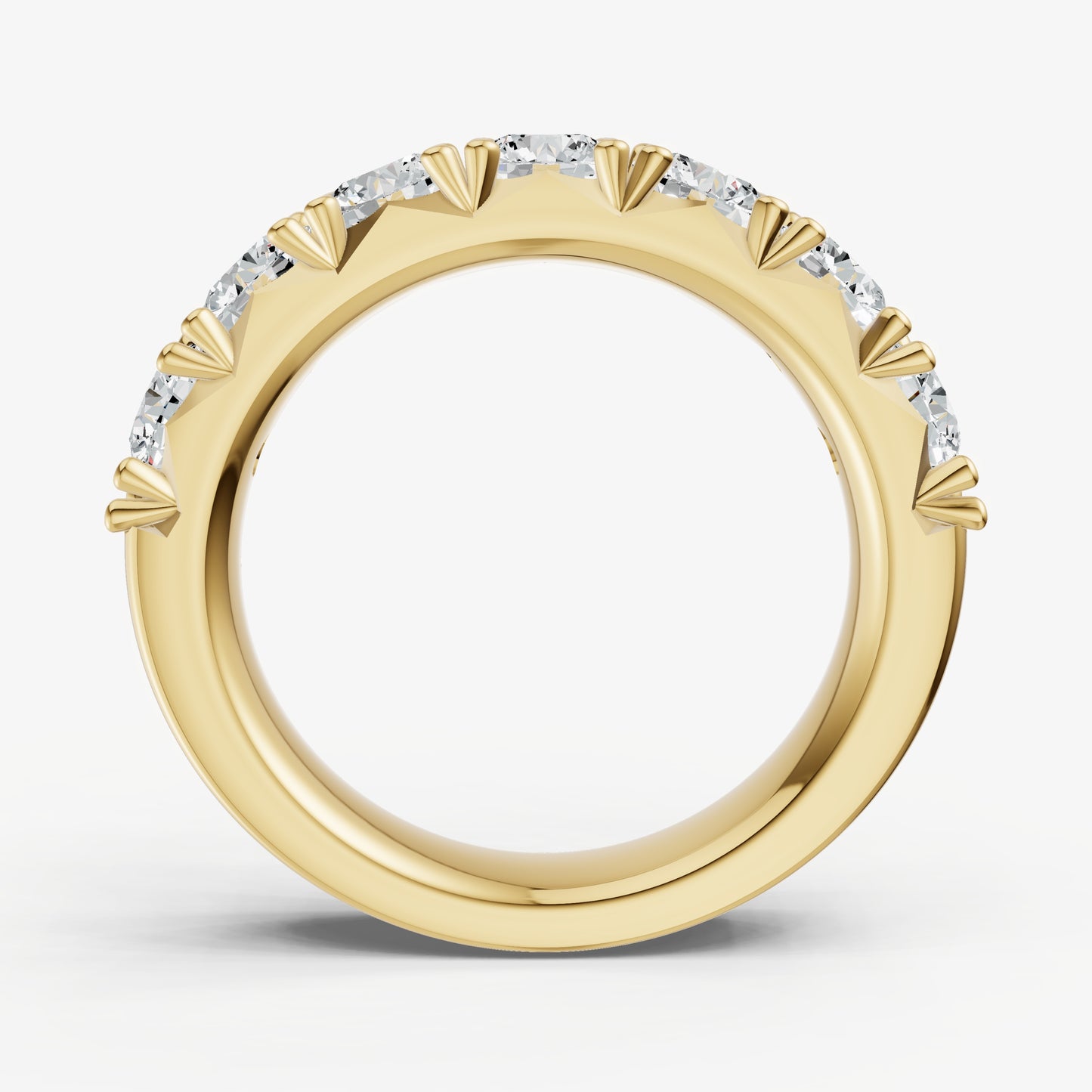 Pavé Set Round 0.30ct (30pt) Diamond Band