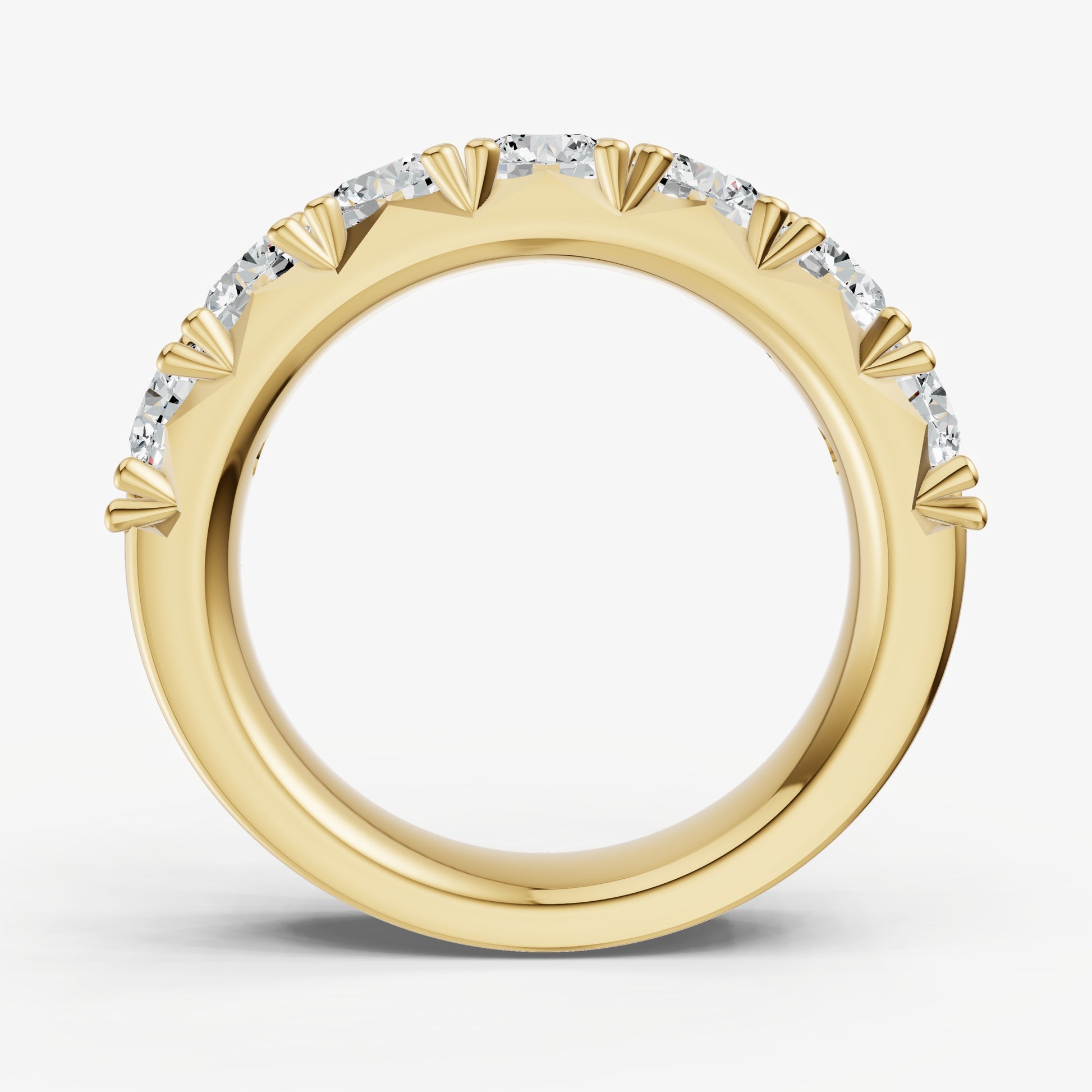 Pavé Set Round 0.30ct (30pt) Diamond Band