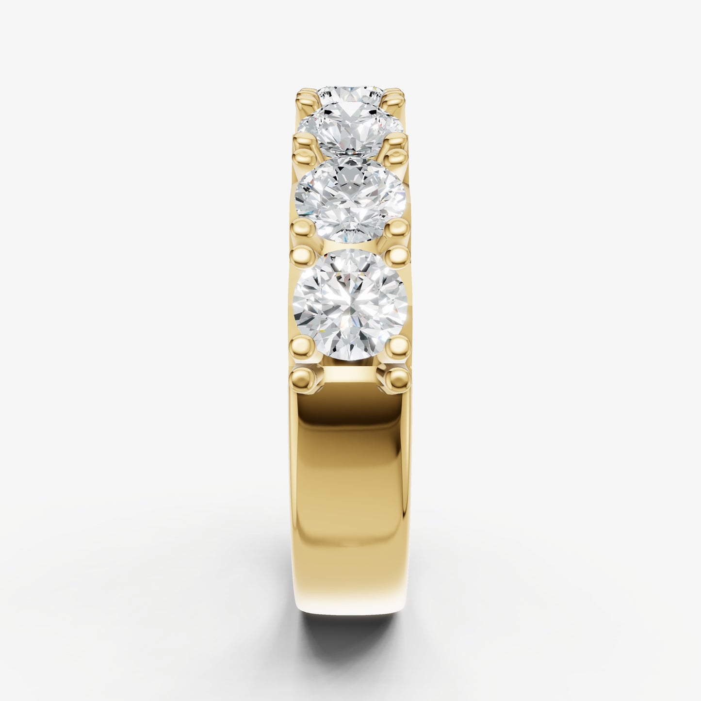 Pavé Set Round 0.30ct (30pt) Diamond Band