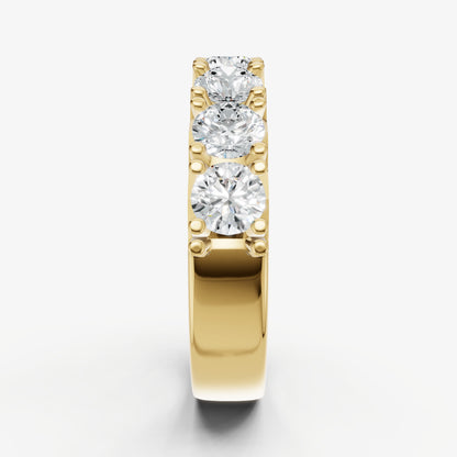 Pavé Set Round 0.30ct (30pt) Diamond Band