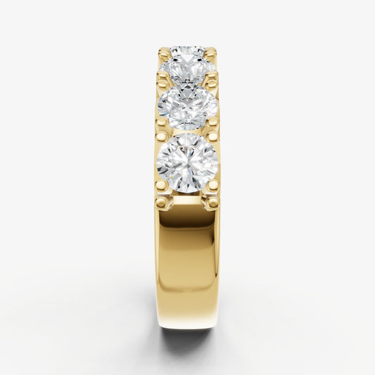 Pavé Set Round 0.30ct (30pt) Diamond Band