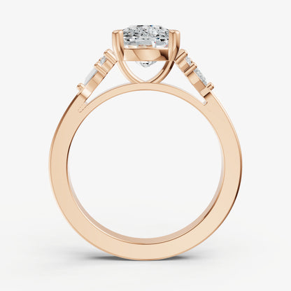 Old Miner Cluster Diamond Engagement Ring