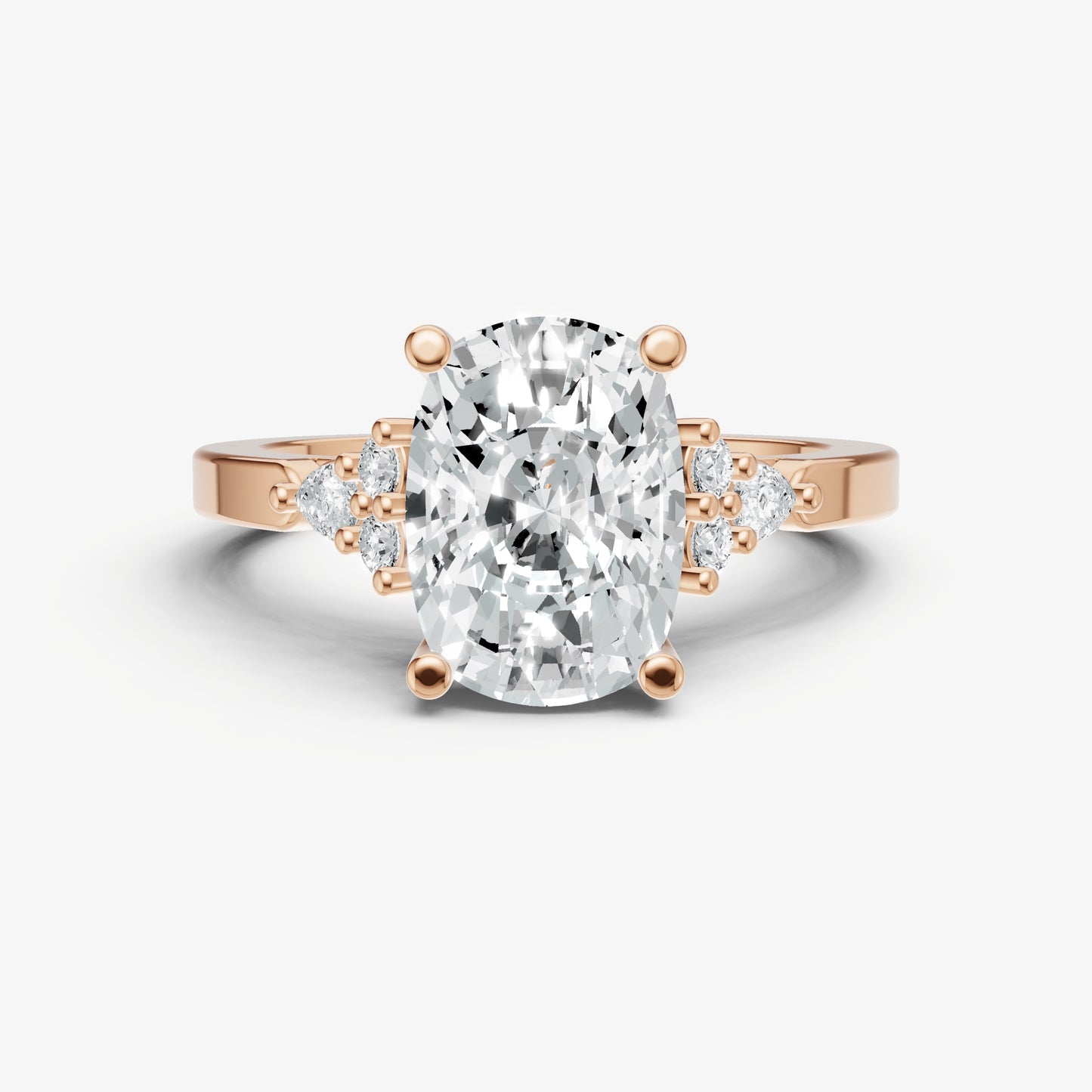 Old Miner Cluster Diamond Engagement Ring