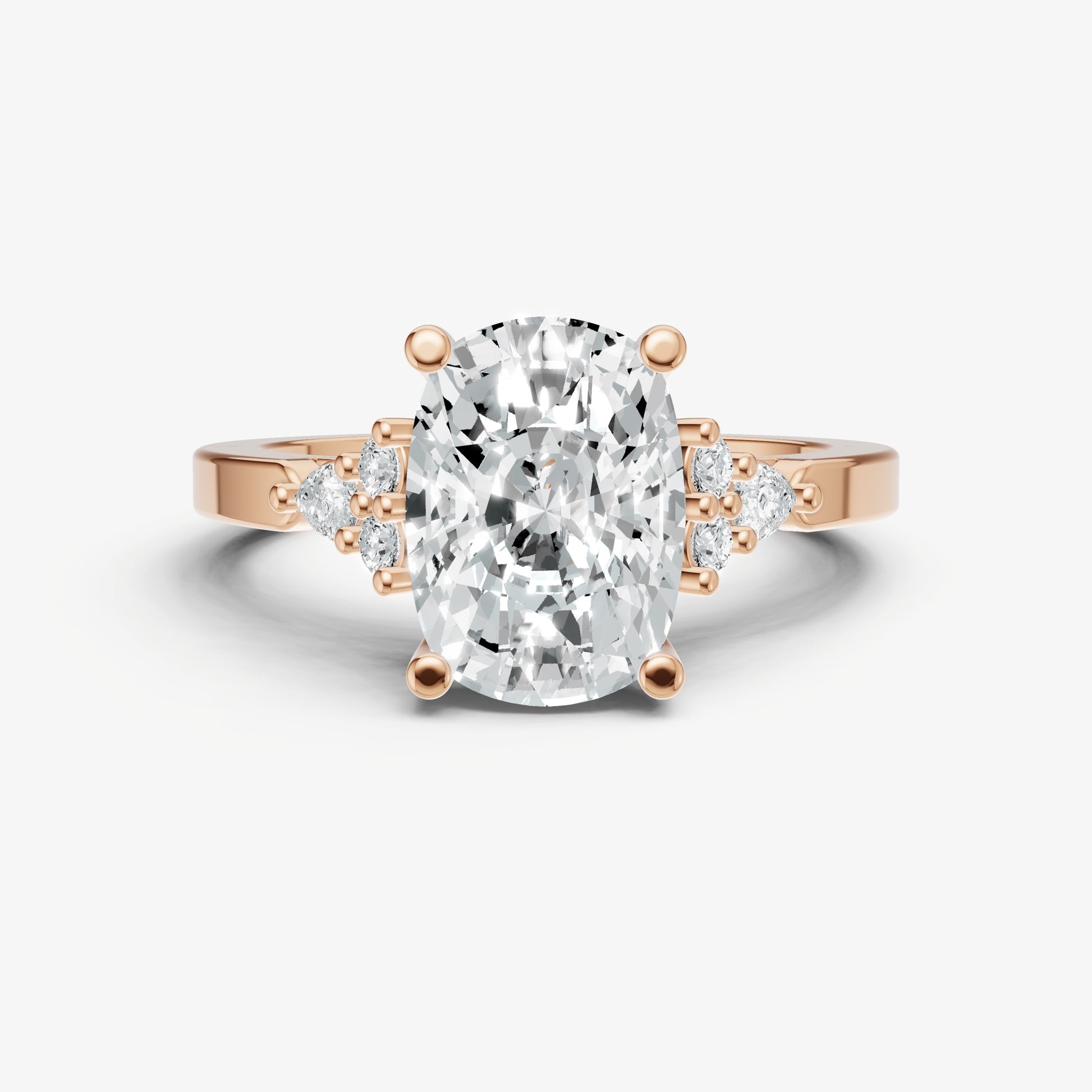 Old Miner Cluster Diamond Engagement Ring