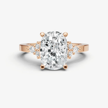 Old Miner Cluster Diamond Engagement Ring