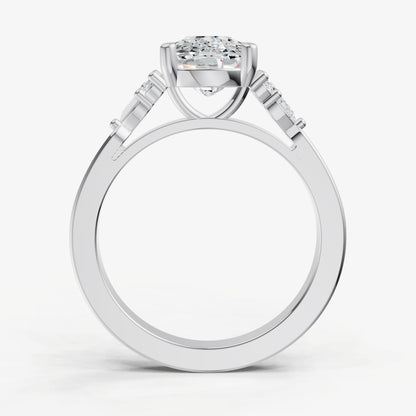 Old Miner Cluster Diamond Engagement Ring