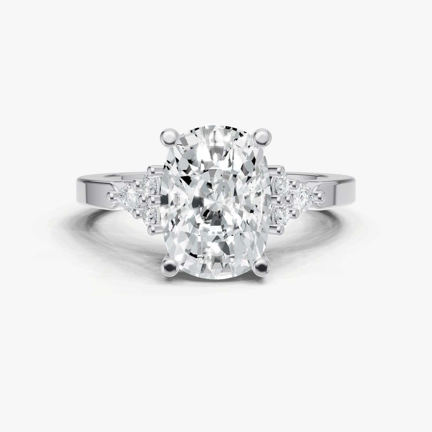 Old Miner Cluster Diamond Engagement Ring