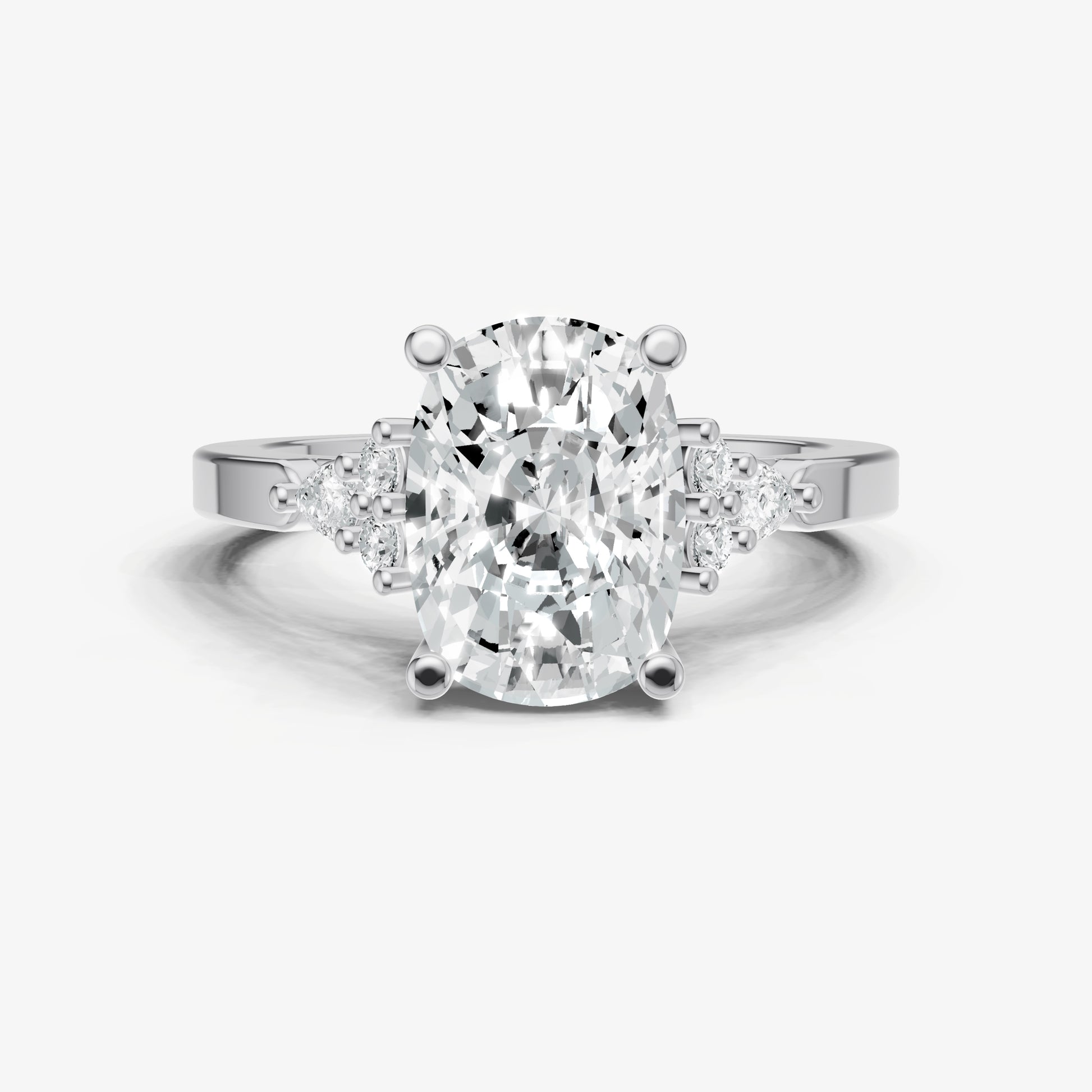 Old Miner Cluster Diamond Engagement Ring