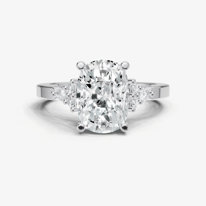 Old Miner Cluster Diamond Engagement Ring