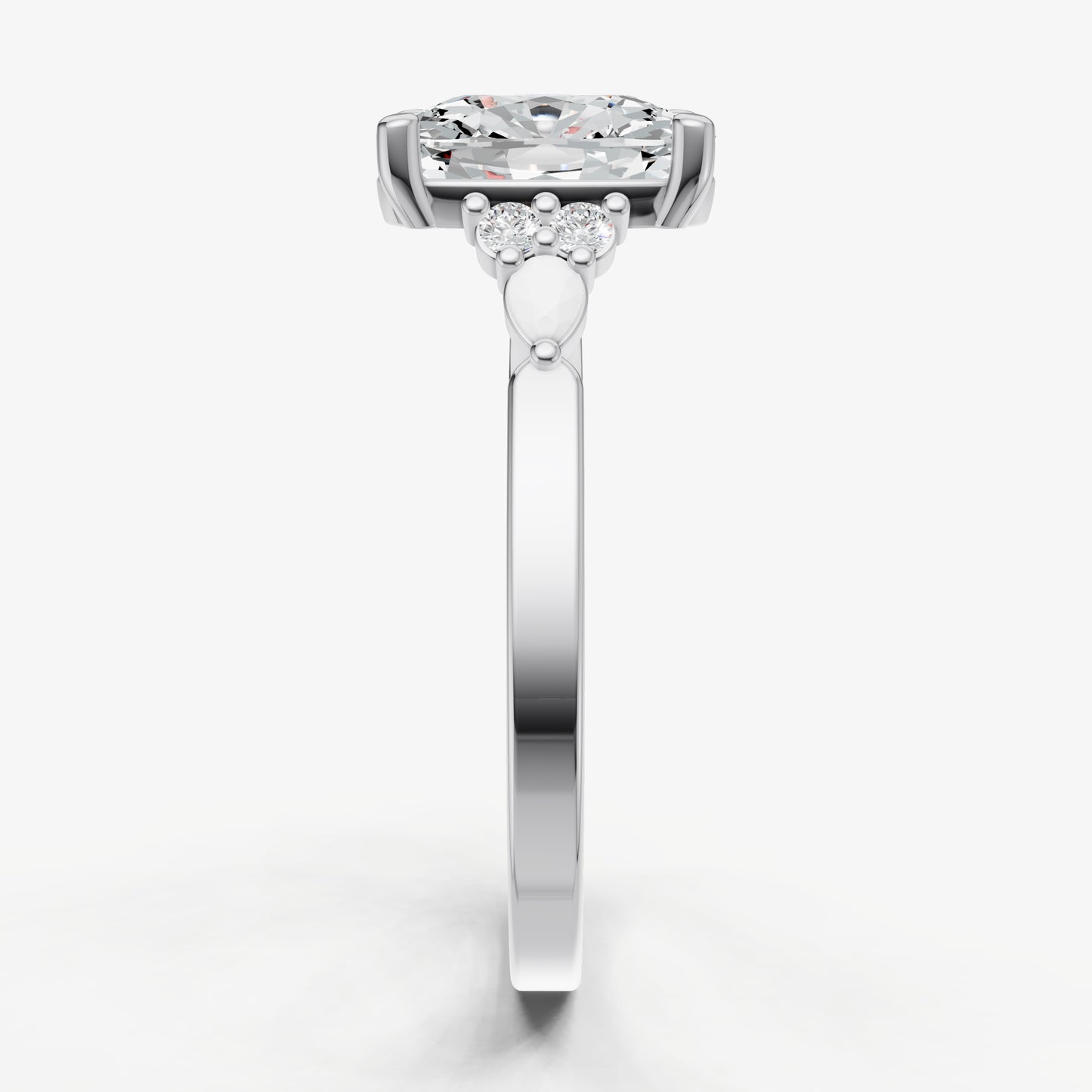 Old Miner Cluster Diamond Engagement Ring
