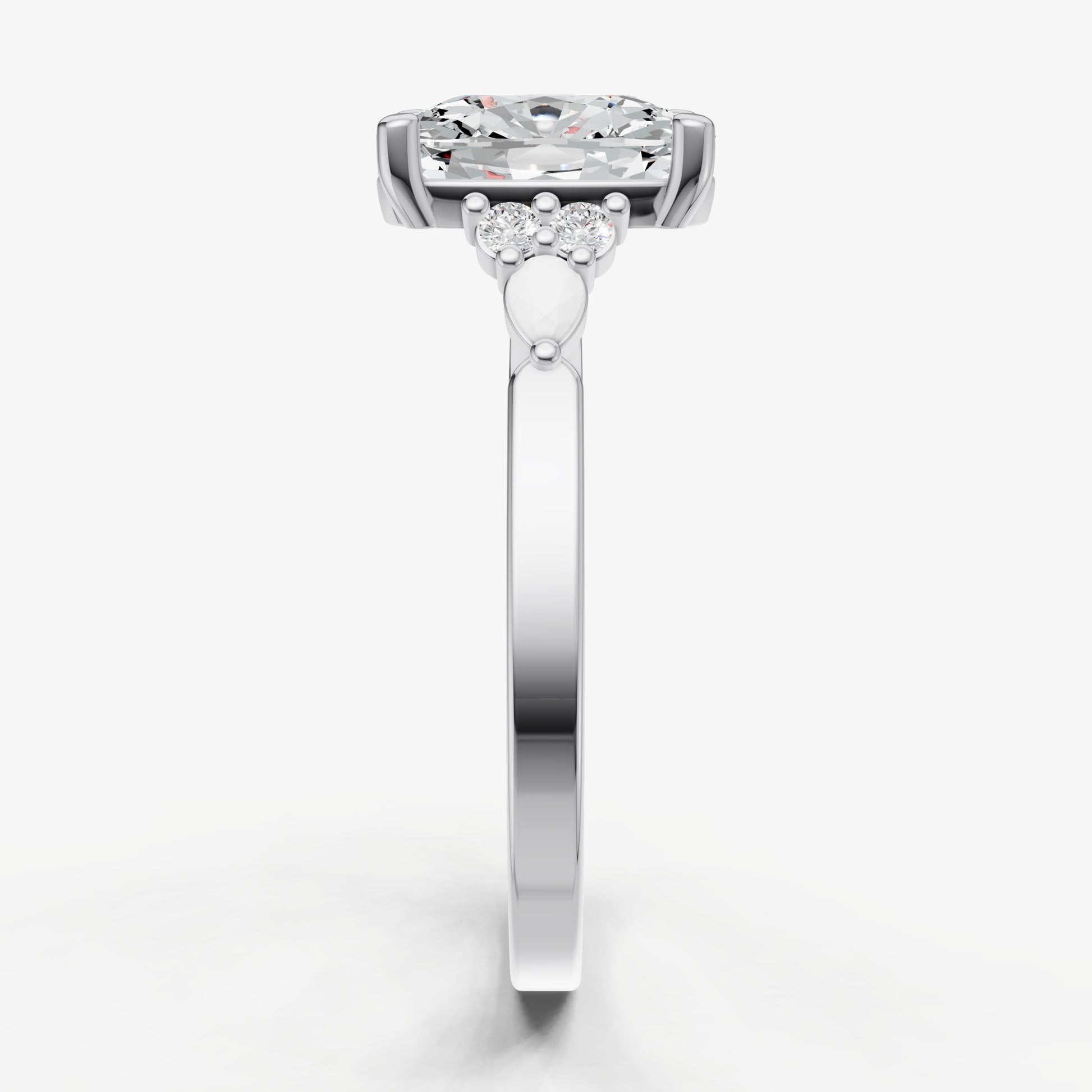 Old Miner Cluster Diamond Engagement Ring