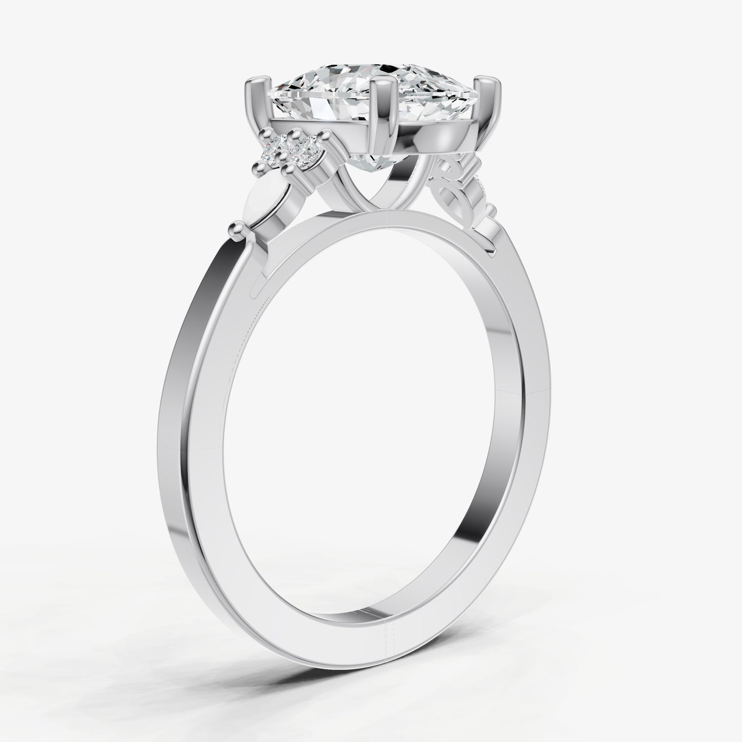 Old Miner Cluster Diamond Engagement Ring