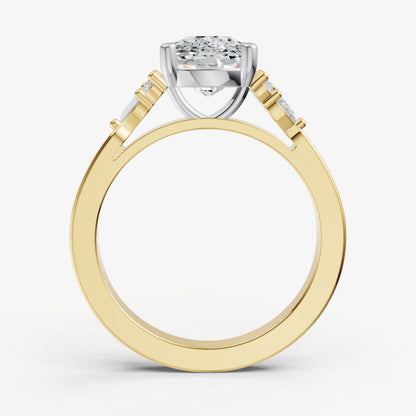 Old Miner Cluster Diamond Engagement Ring