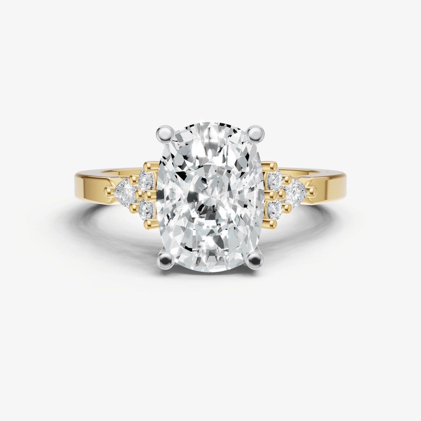 Old Miner Cluster Diamond Engagement Ring
