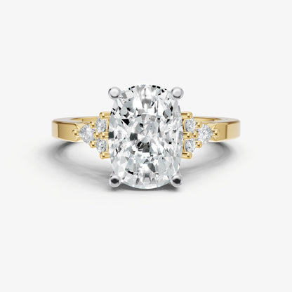 Old Miner Cluster Diamond Engagement Ring