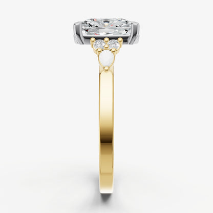 Old Miner Cluster Diamond Engagement Ring