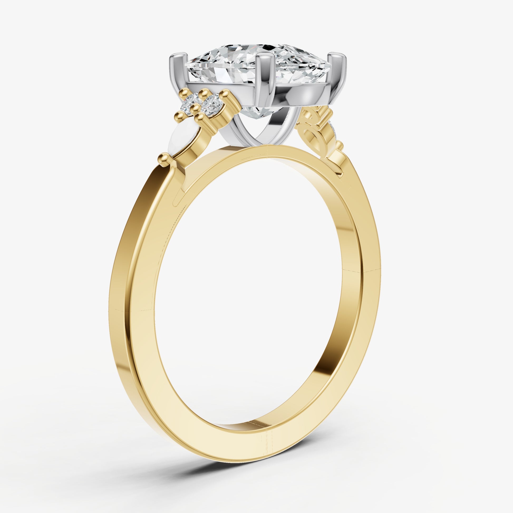 Old Miner Cluster Diamond Engagement Ring