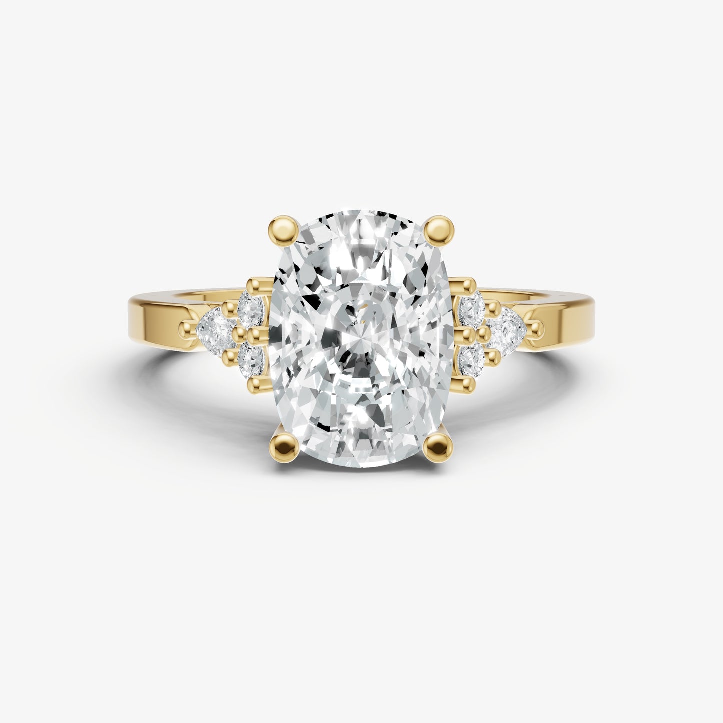 Old Miner Cluster Diamond Engagement Ring