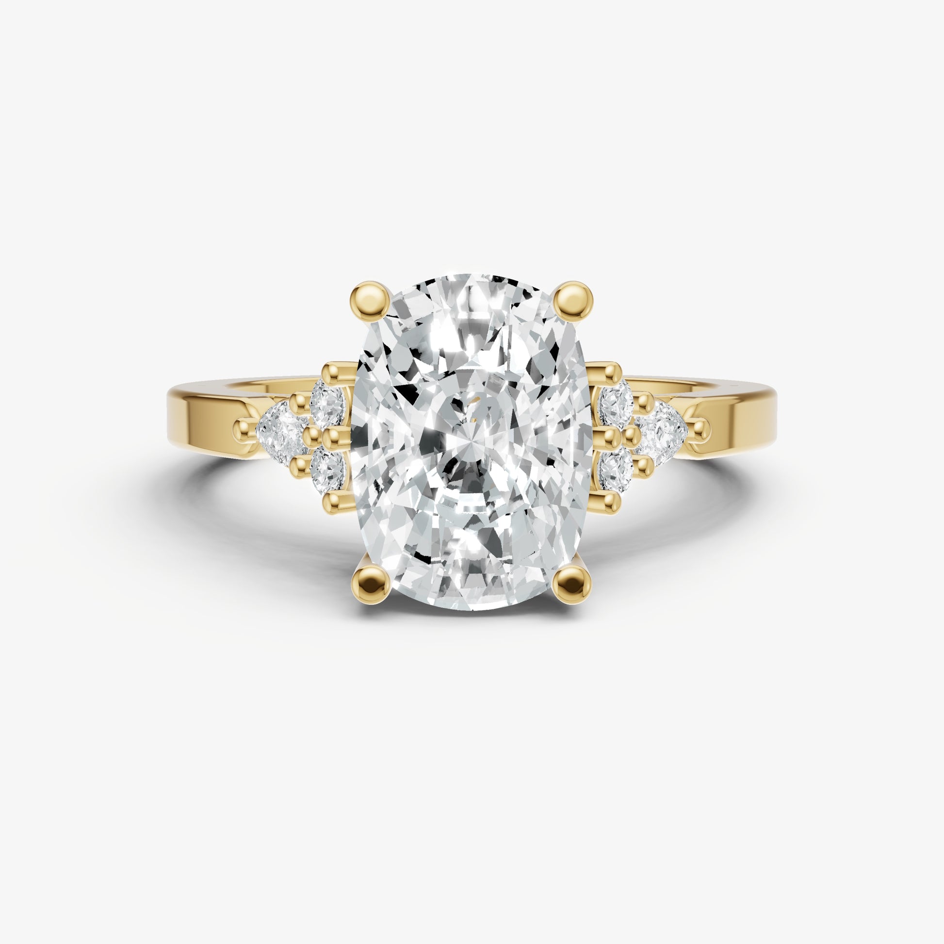 Old Miner Cluster Diamond Engagement Ring