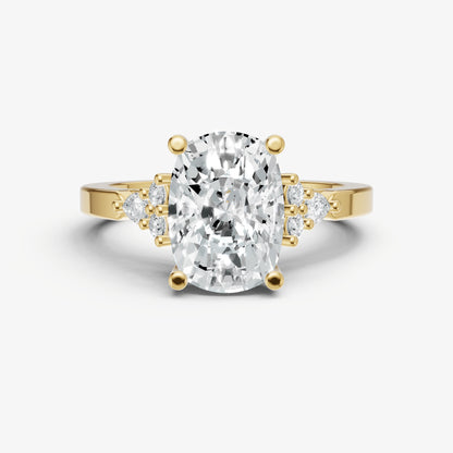Old Miner Cluster Diamond Engagement Ring