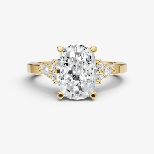 Old Miner Cluster Diamond Engagement Ring