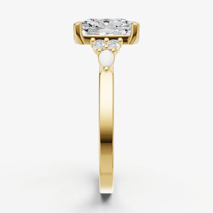 Old Miner Cluster Diamond Engagement Ring