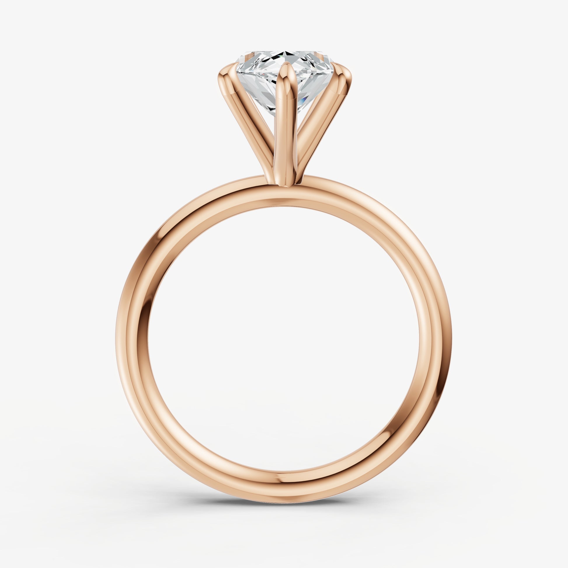 Marquise 6 Claw Solitaire Engagement Ring