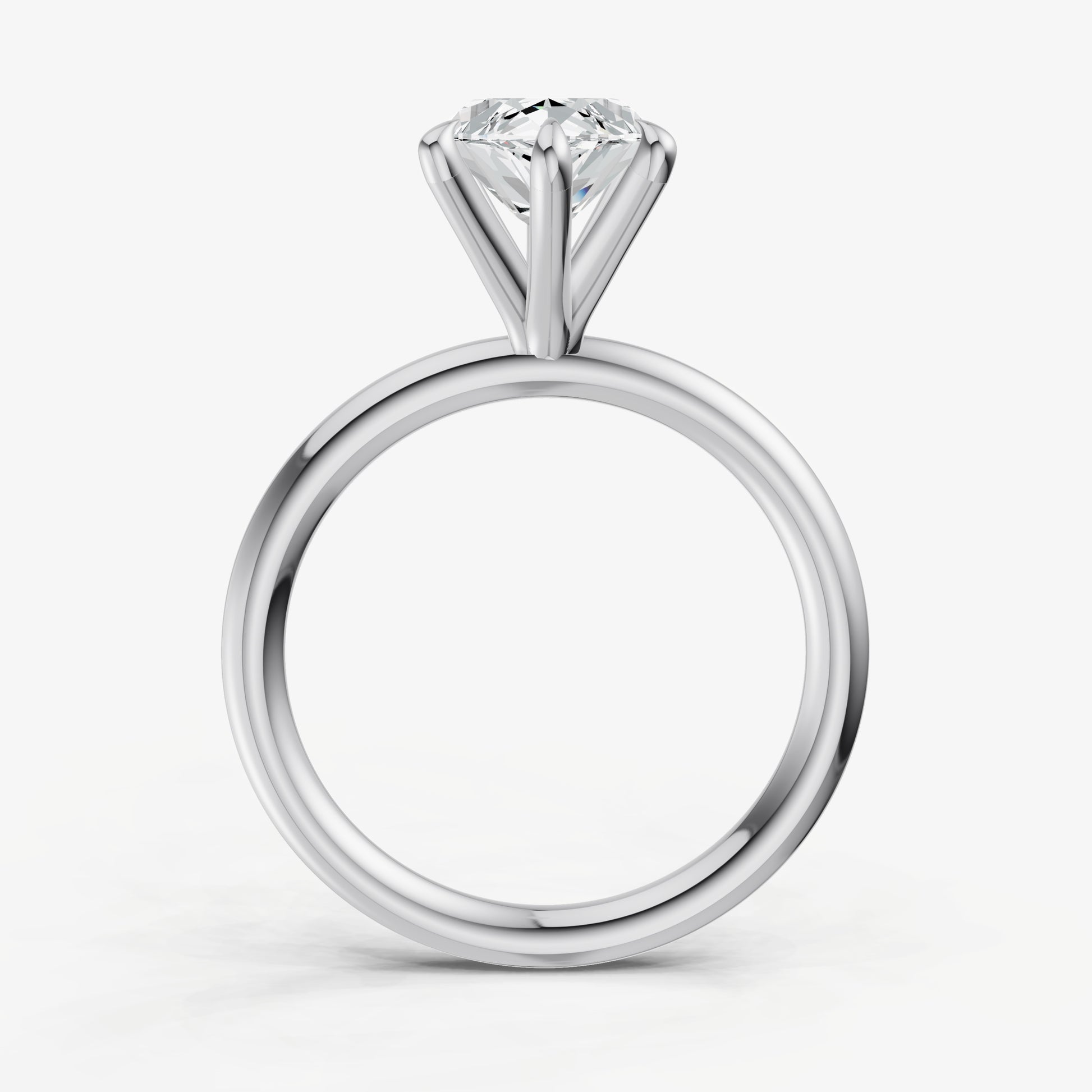 Marquise 6 Claw Solitaire Engagement Ring
