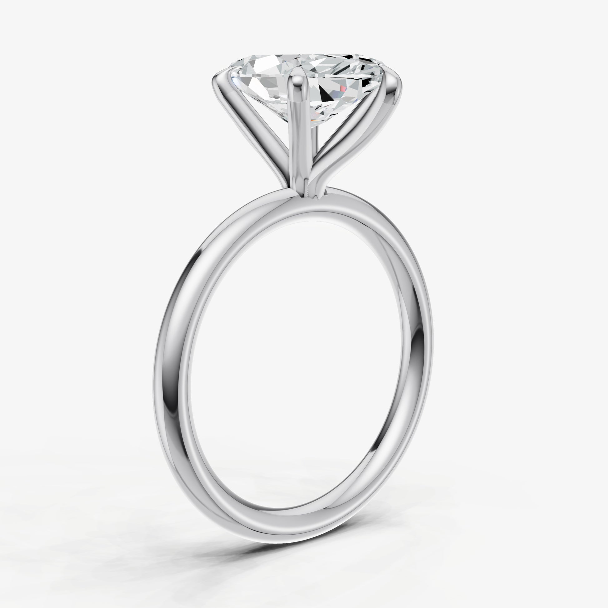 Marquise 6 Claw Solitaire Engagement Ring