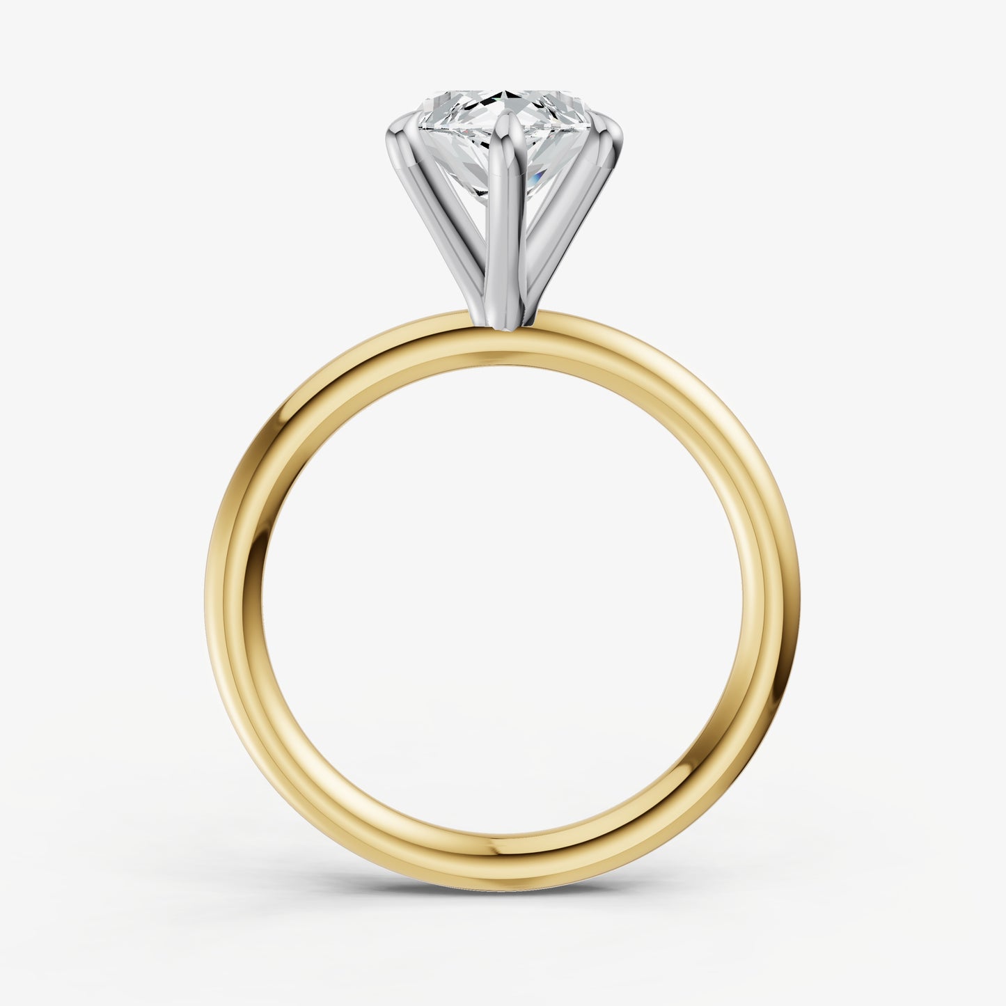 Marquise 6 Claw Solitaire Engagement Ring