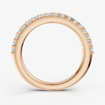 Shared Claw 0.02ct (2pt) Round Diamond Band