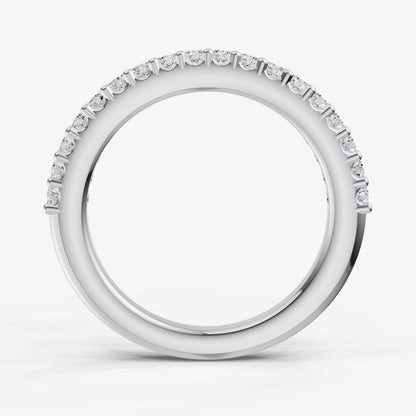 Shared Claw 0.02ct (2pt) Round Diamond Band