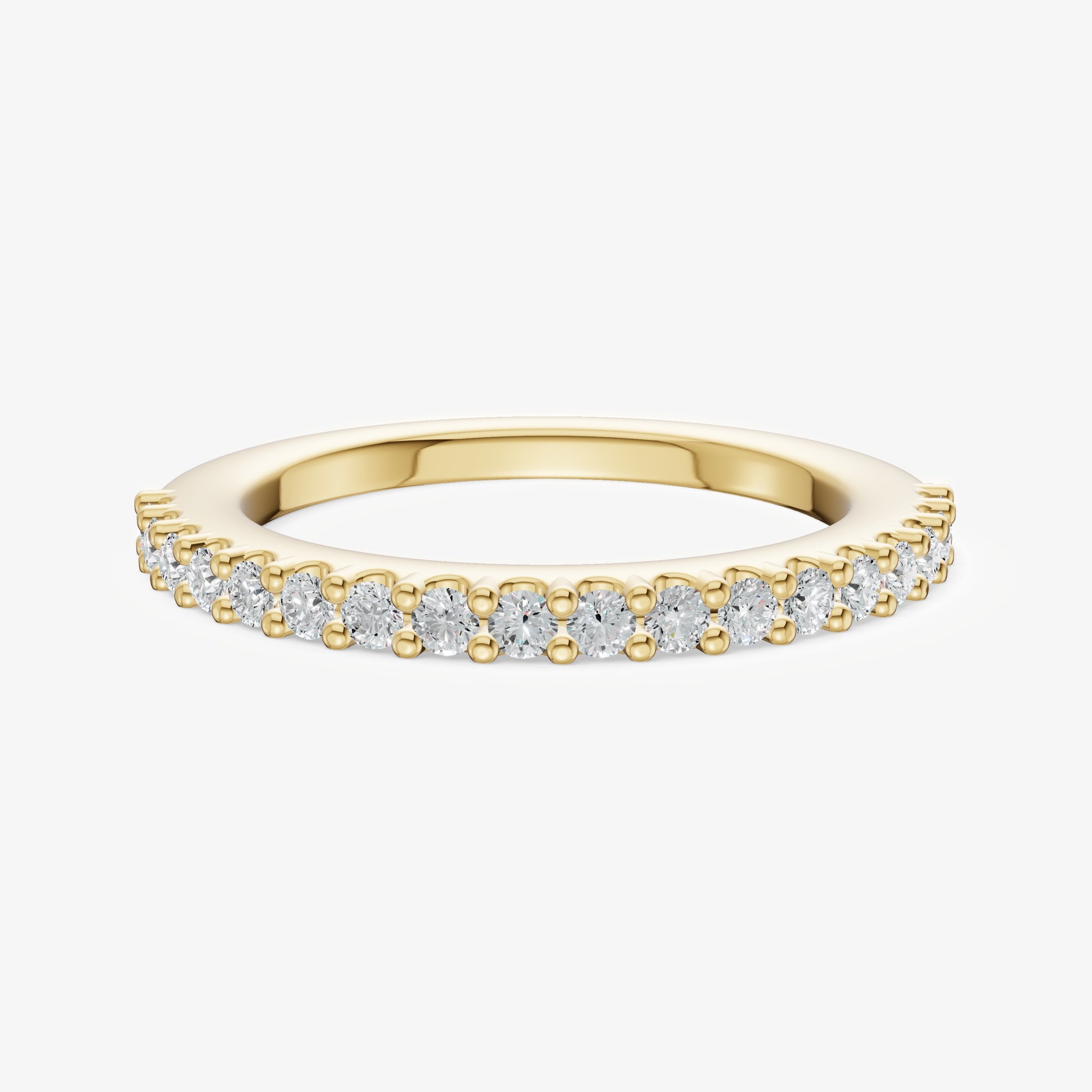 Shared Claw 0.02ct (2pt) Round Diamond Band