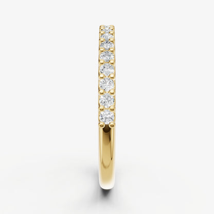 Shared Claw 0.02ct (2pt) Round Diamond Band