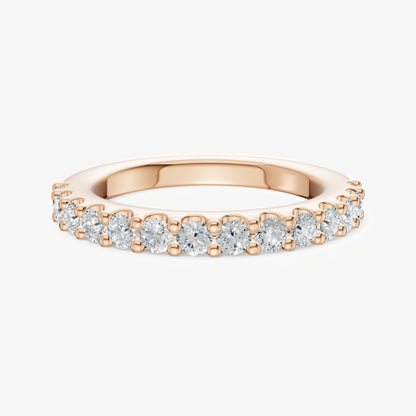 Shared Claw 0.05ct (5pt) Round Diamond Band