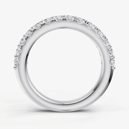 Shared Claw 0.05ct (5pt) Round Diamond Band
