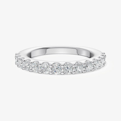 Shared Claw 0.05ct (5pt) Round Diamond Band