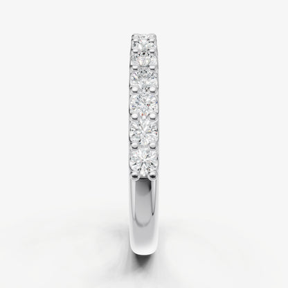 Shared Claw 0.05ct (5pt) Round Diamond Band