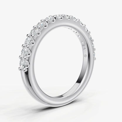 Shared Claw 0.05ct (5pt) Round Diamond Band