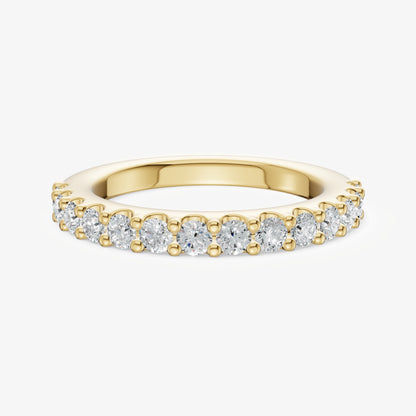 Shared Claw 0.05ct (5pt) Round Diamond Band