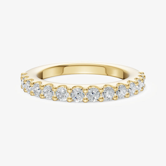 Shared Claw 0.05ct (5pt) Round Diamond Band