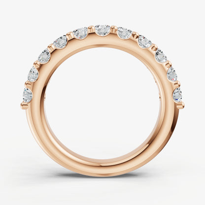 Shared Claw 0.10ct (10pt) Round Diamond Band